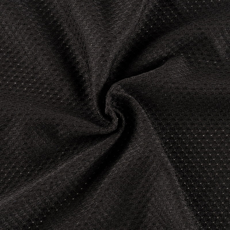 Single Sided Mesh Fabric With Triangular Holes On The Front