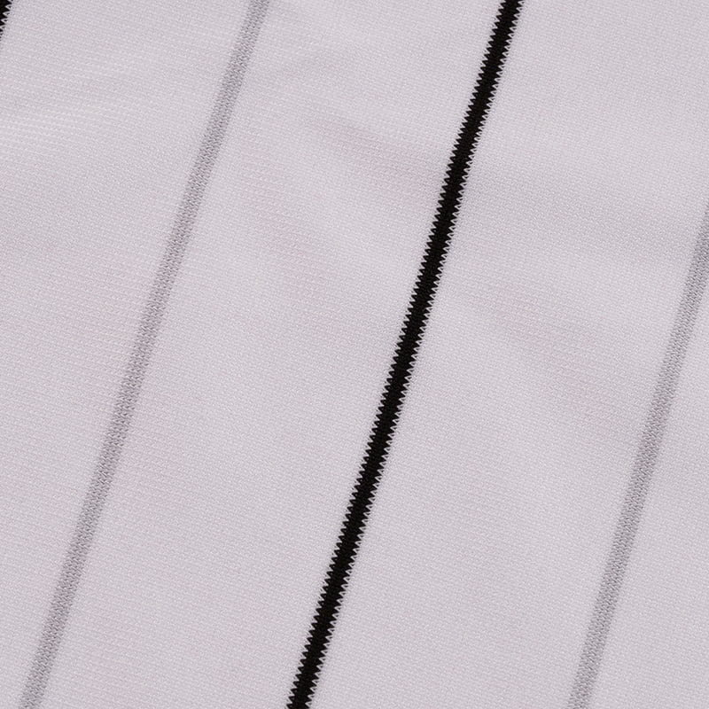 Light Gray Striped Warp Knit Fabric